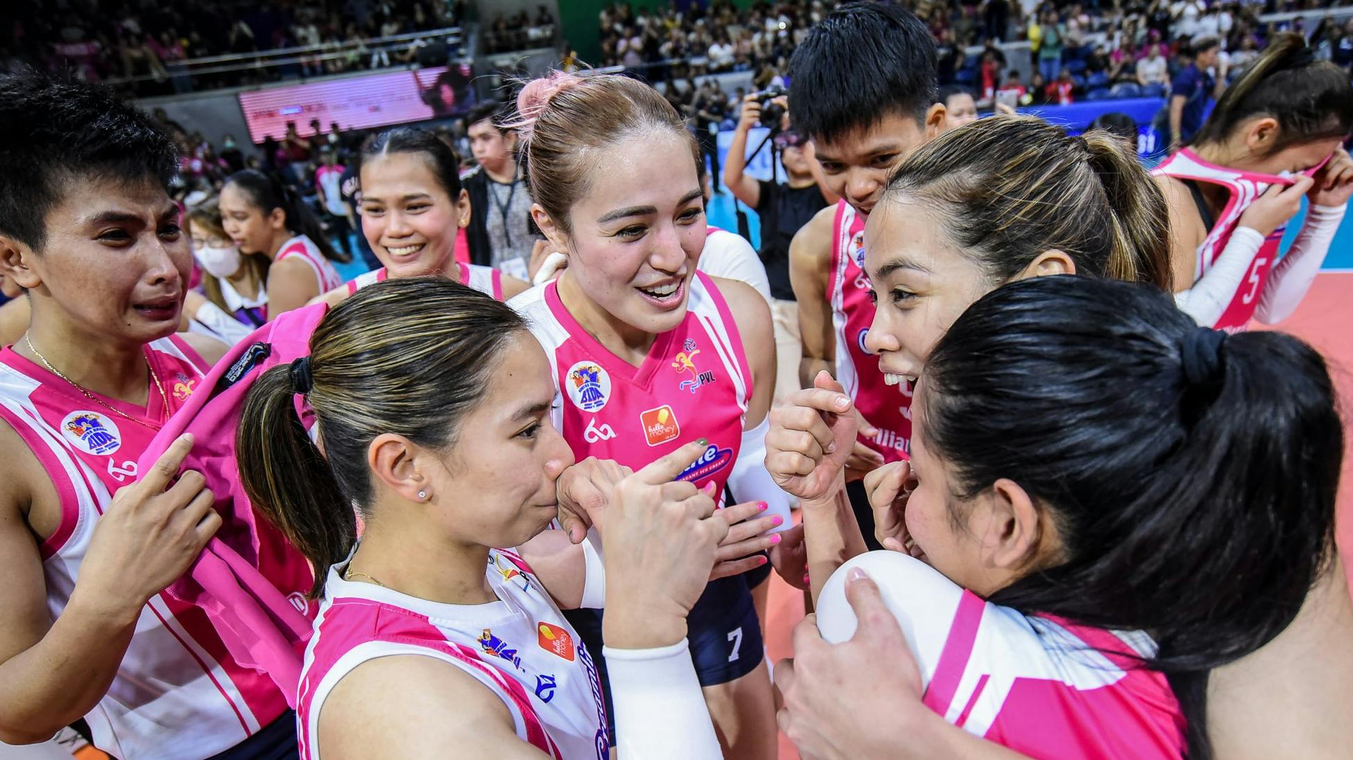 Michele Gumabao gushes over making history with Creamline, reiterates key to team